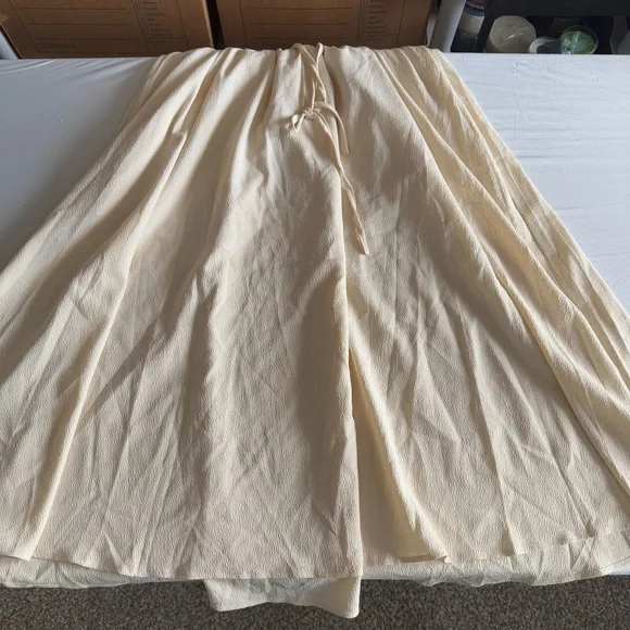 Peasant Cottage Romantic Ren Faire Medieval Puff Sleeve Maxi Dress Sz Small - Picture 5 of 16